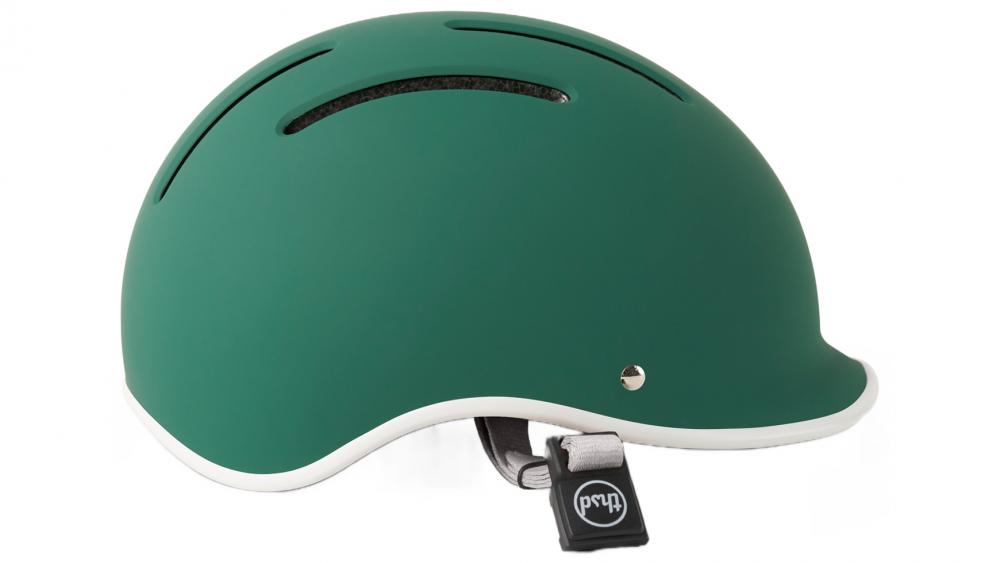Thousand JR Kinderfahrradhelm Going Green XS 49-53 cm - leichter sicherer Fahrradhelm mit Dial-Fit System, Belüftung und abnehmbarem Visier