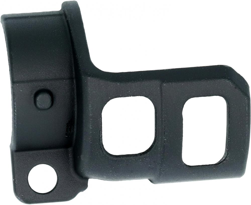 Schwarze SHIMANO Halterung für SL-M8000 Schalthebel, mit Aussparungen, ca. 11g.