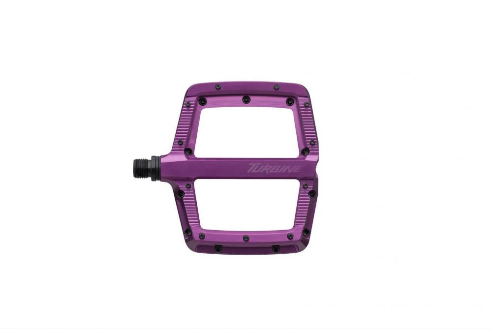Race Face Turbine Plattform-Pedal, purple lila - leichtes Performance-Pedal für Trail & Enduro