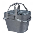 Basil City Tasche Classic CarryAll Front grey melee abnehmbar oh Halt 28x37x26cm
