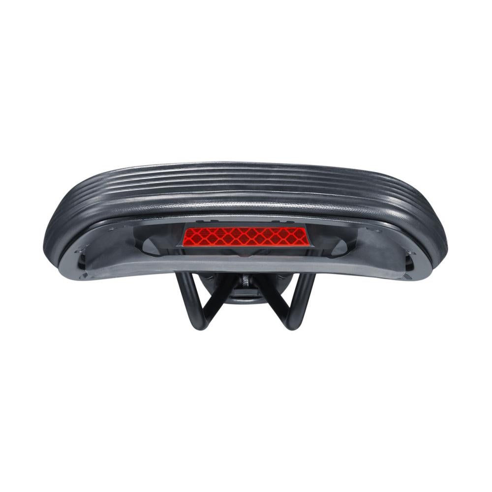 Selle Italia GT-5 L2 Sattel - City / E-Bike Sattel 180×250 mm, FeC-Alloy Gestell Ø7 mm, Lock-On Recycling System, reflektierender 3M-Einsatz, Tragegriff, schwarz