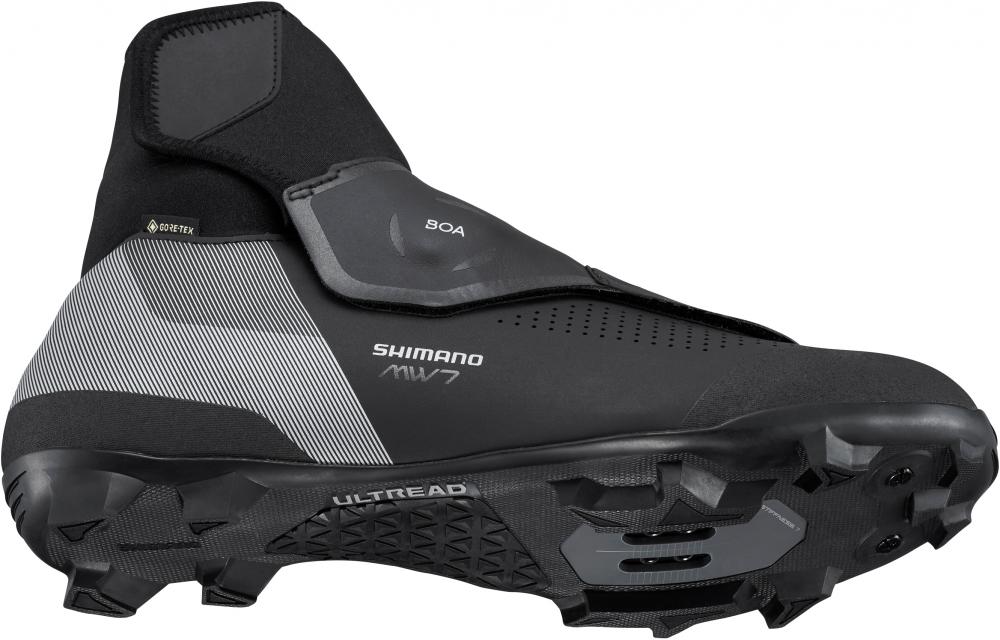 SHIMANO MW702 Fahrradschuhe - MTB SPD, Herren/Damen, Größe 43, Schwarz
