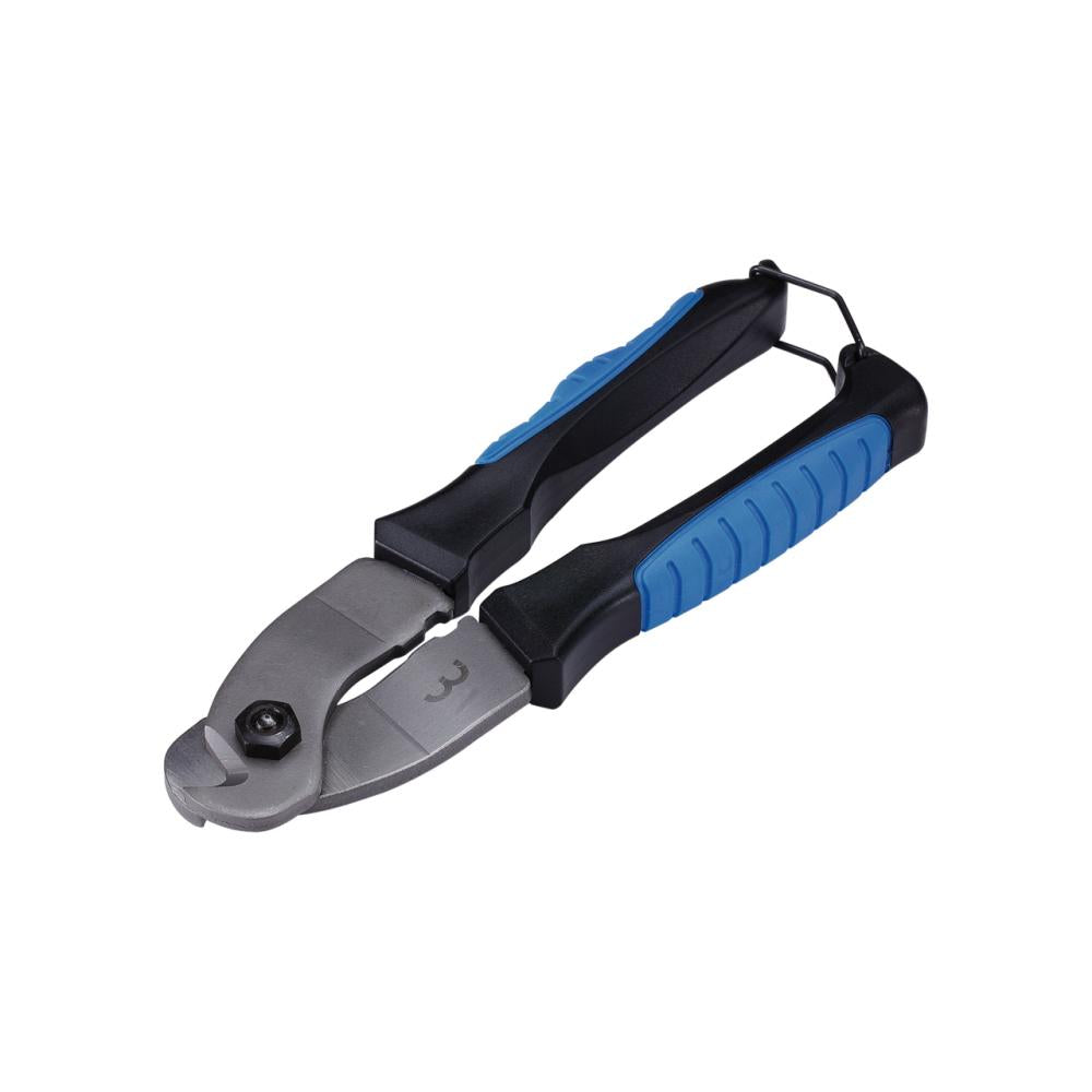 BBB Cycling BBB Bowdenzugseilzange ProfiCut schwarz/blau Einheitsgröße schwarz - präziser Kabelschneider für Bowdenzüge