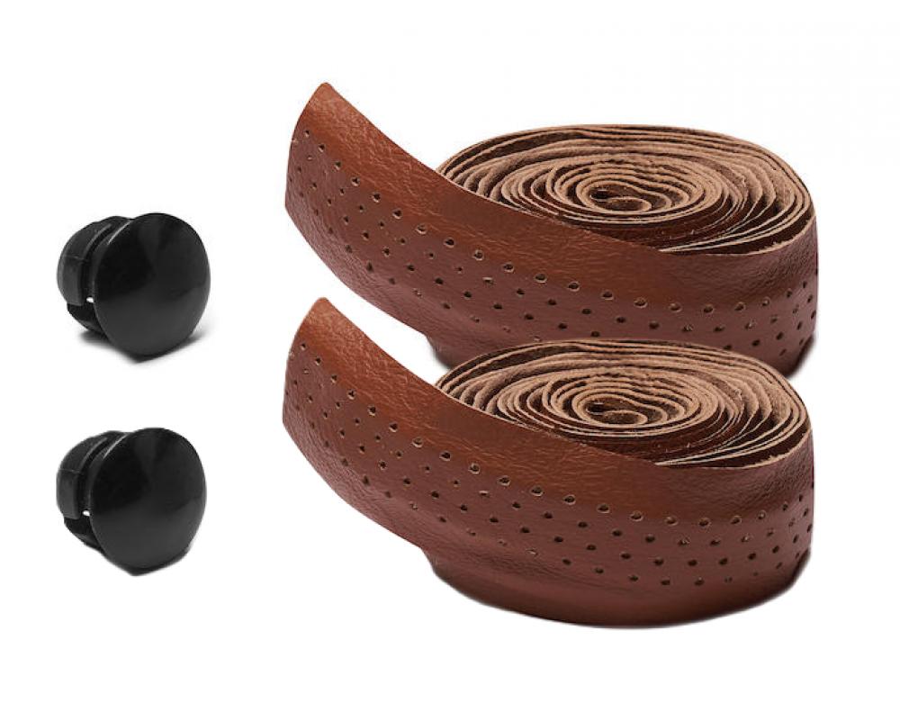 Selle San Marco Lenkerband Bottega Leder Pro Rolle 30x2000 mm Braun - edler Retro-Look & Komfort