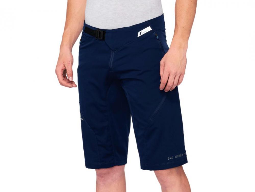 100% Airmatic Shorts 32" navy - bequeme All-Mountain Bikeshorts für jede Trail-Bedingung