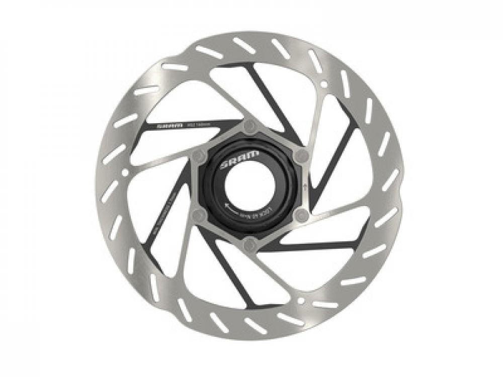 SRAM HS2 Bremsscheibe 160 mm Centerlock - mehr Bremskraft und besseres Wärmemanagement