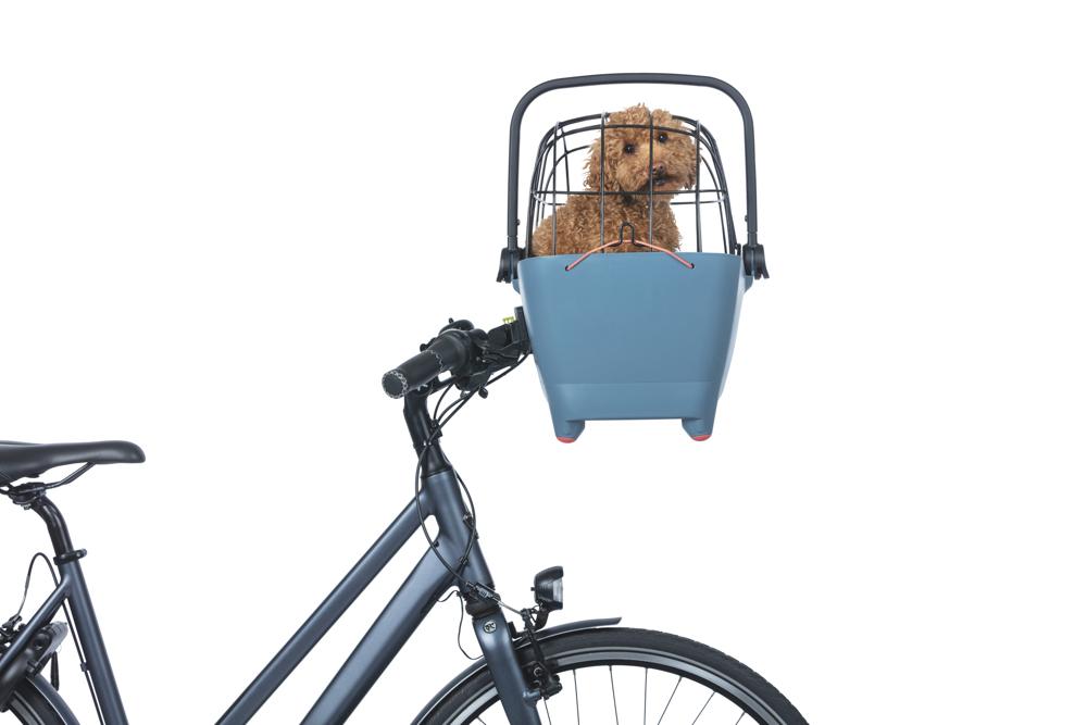 Basil Buddy KF Hundefahrradkorb - 32 l, Faded Denim
