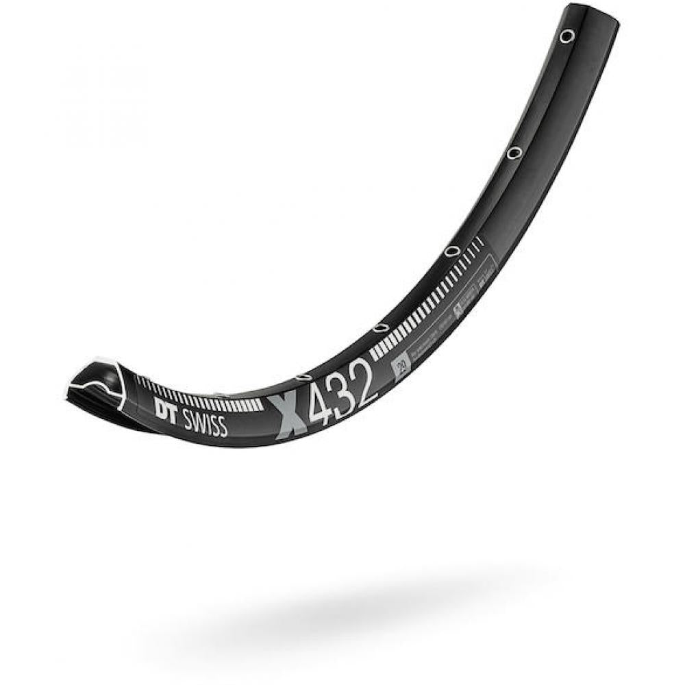 DT Swiss Felge X 432 29" 32 Loch Schwarz - leichte XC-Disc-Felge mit breitem Profil