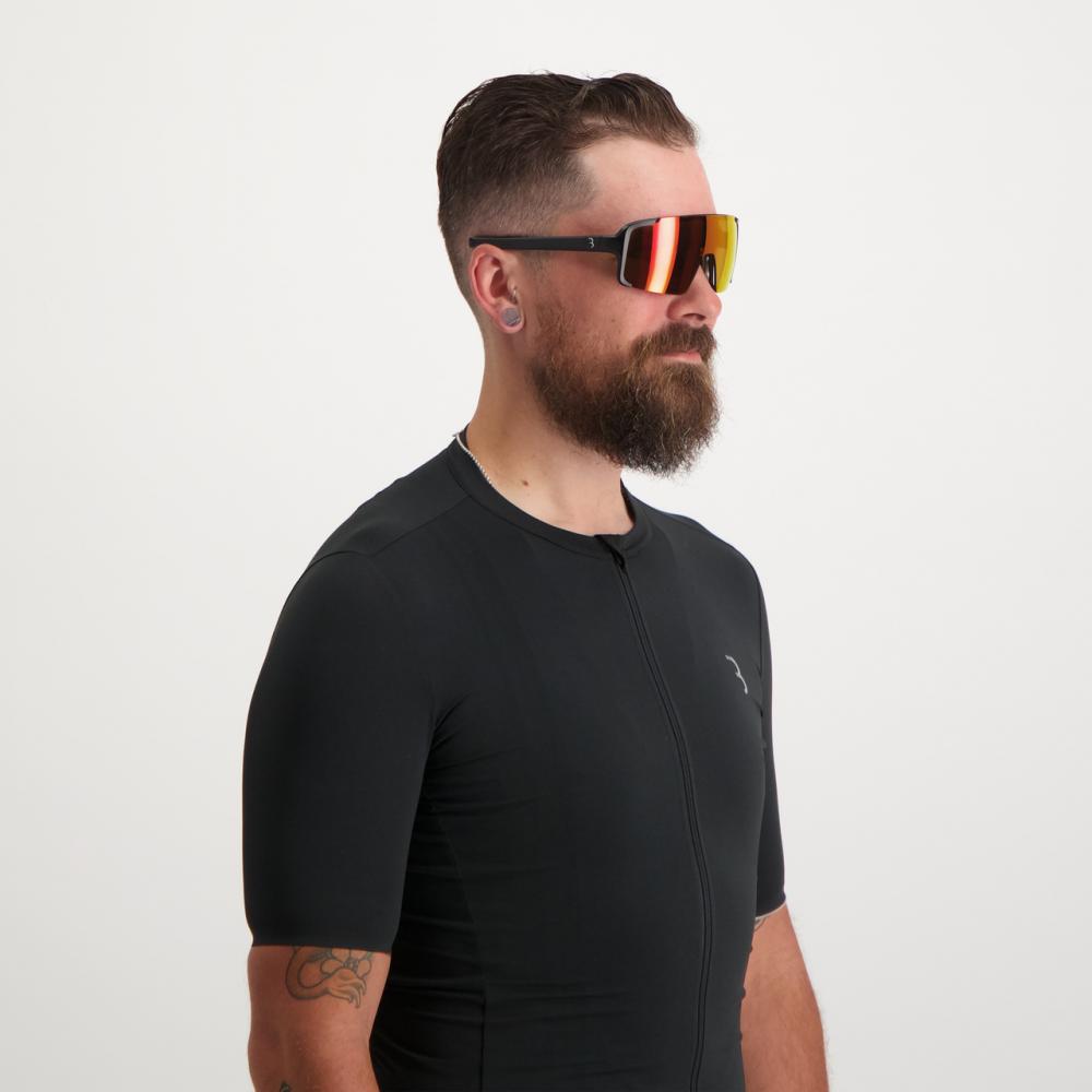 BBB Cycling BBB Sportbrille Chester MLC rot Größe M matt - stabile Sportbrille mit modernem Look