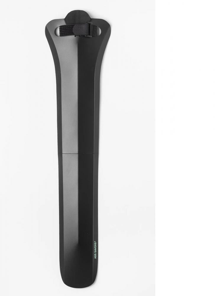 Ass Savers Fendor Bendor Big FRB-4-BLK: Faltbarer, werkzeuglos montierbarer Hinterrad-Spritzschutz für Gravel- und MTB-Bikes, passend für Reifenbreiten von 32-55 mm, Farbe Schwarz