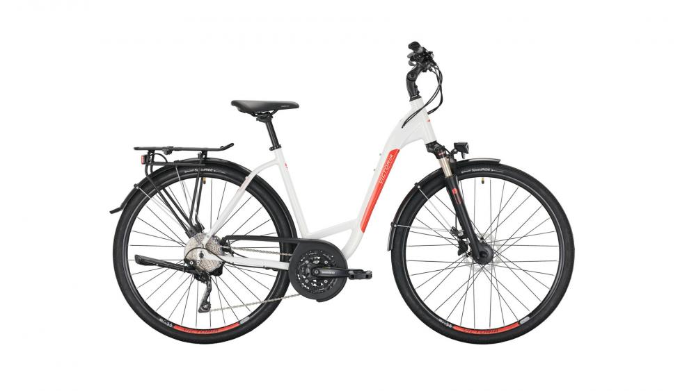 VICTORIA Trekkingrad "Trekking 8.6" Mod. 22, Wave, 28", bianco white, 3x10-Gang SHIMANO "Deore" , 51cmnnMit neuer Farbe und Design geht das beliebte 3x10 SHIMANO Deore Trekkingrad in die neue Saison.