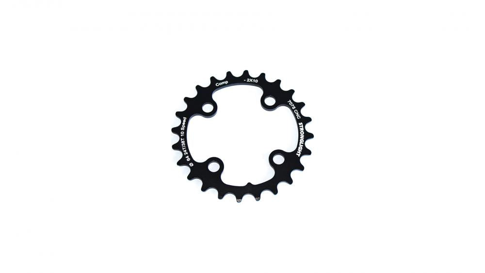 Stronglight Kettenblatt CT2 schwarz 4A 27 Zähne 64mm Lochkreis 10-fach CNC.