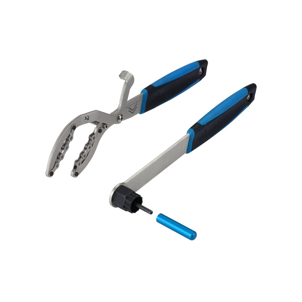 BBB Cycling BBB Toolset CassetteRemover set (BTL-12S+BTL122) One Size silver - zeitgemäße Lösung für Kassettenwechsel
