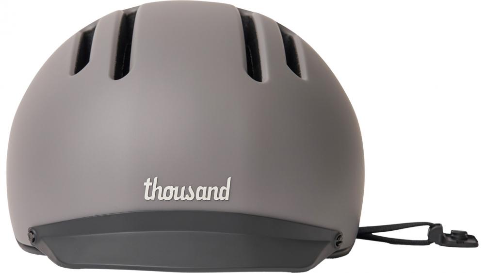 Thousand Chapter MIPS - Urban Grey - City-Bikehelm mit MIPS-Sicherheit, 50 lm Magnet-Rücklicht, PopLock Diebstahlschutz, Ventilation, Größe M 57-59 cm