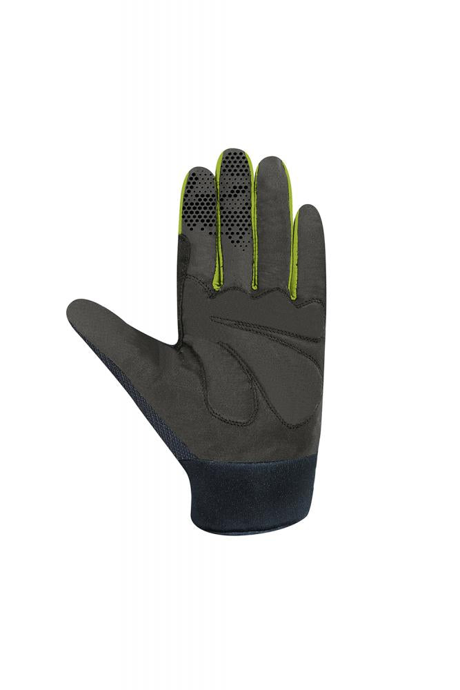 CHIBA Blade - Radhandschuhe schwarz/neongelb, 3XL, atmungsaktiv mit Ulnar-Nerve-Polsterung