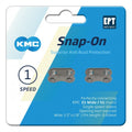 KMC Snap-On Wide EPT 1s Verschlußglied 1-fach Wide silber - moderne Ausführung