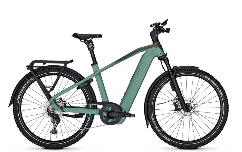 Kalkhoff ENTICE 5+ EXCITE ABS 29in XL mineralgreen / huntsmengreen matt - sicheres Allroad-E-Bike mit 800 Wh