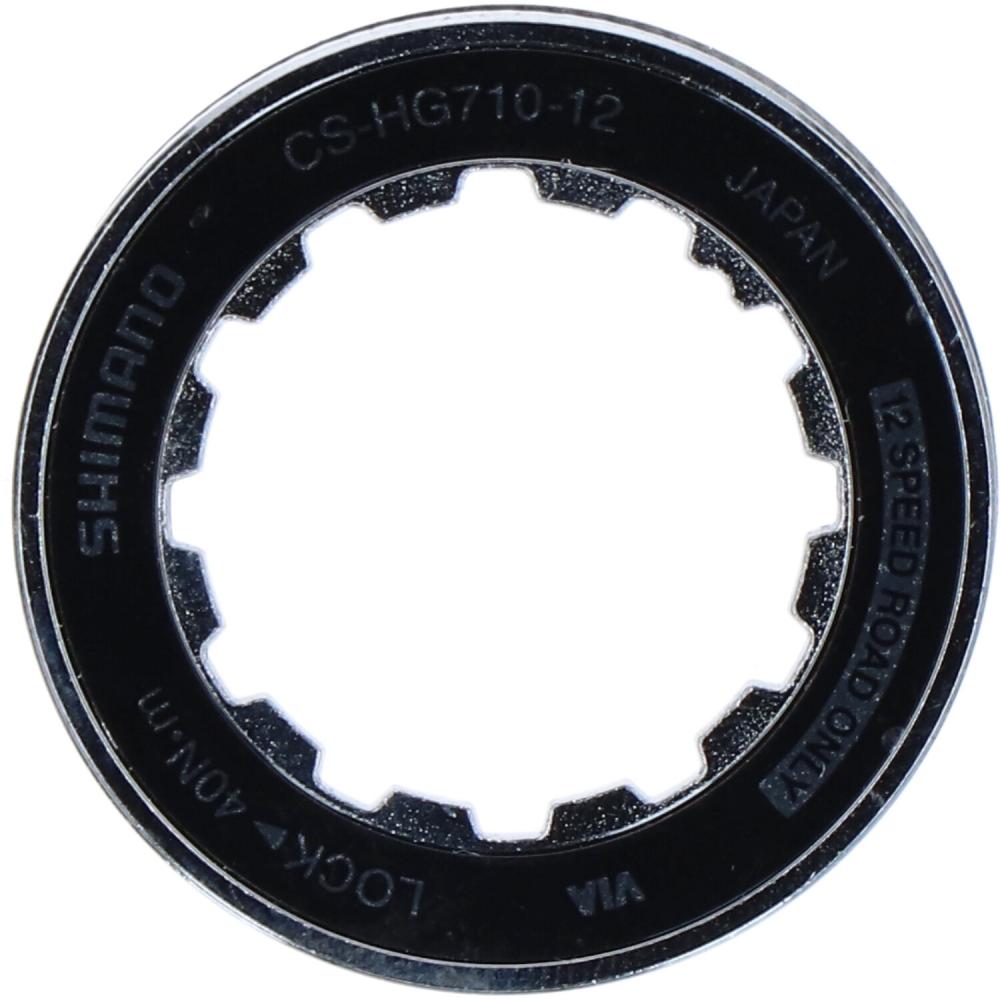 SHIMANO Verschlussring mit Unterlegscheibe CS-HG710-12 Verschlussring - 710-12