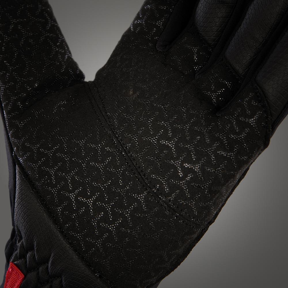 CHIBA Windstopper - Radhandschuhe schwarz, winddicht, atmungsaktiv, Größe S