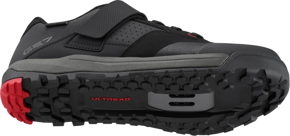 SHIMANO Fahrradschuhe GE700 MTB SPD Fahrradschuhe Herren/Damen Größe 46 Schwarz
