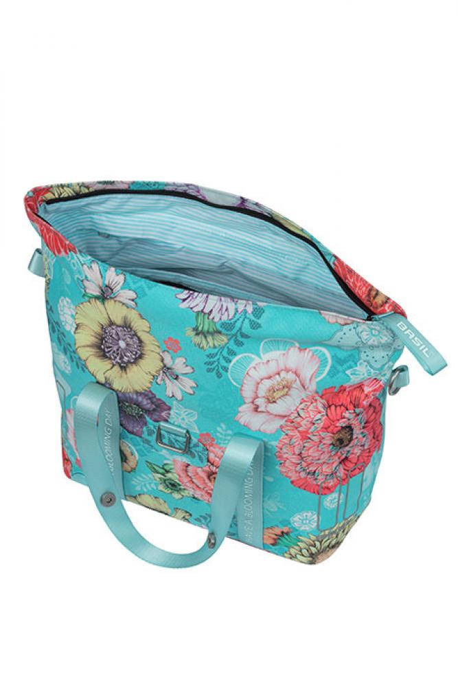 Basil Schultertasche Bloom Field sky blue MIK-KF-HOOK 29x15x28 cm 11l - FahrradTasche