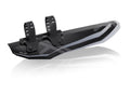XLC Vorderrad Spritzschutz MGC-05 schwarz/grau mit Riemenbefestigung für 20-29 Zoll Fahrräder.