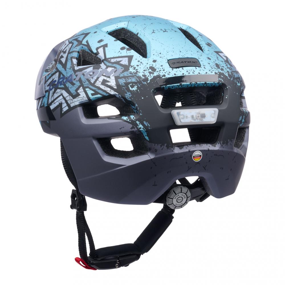 CRATONI Maxster Pro Kinderhelm Wild Blue Matt S-M