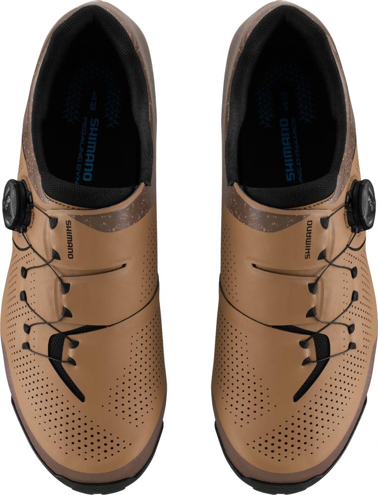 SHIMANO Fahrradschuhe XC302 Herren/Damen MTB SPD Größe 43 Braun - SPD-kompatible XC-MTB-Schuhe