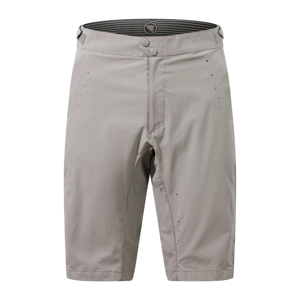 Endura GV500 Foyle Short fossil XL - schlank geschnittene Gravel Radhose, leicht und strapazierfähig, ideal kombinierbar mit GR500 Reiver Bibshort, hoher Tragekomfort
