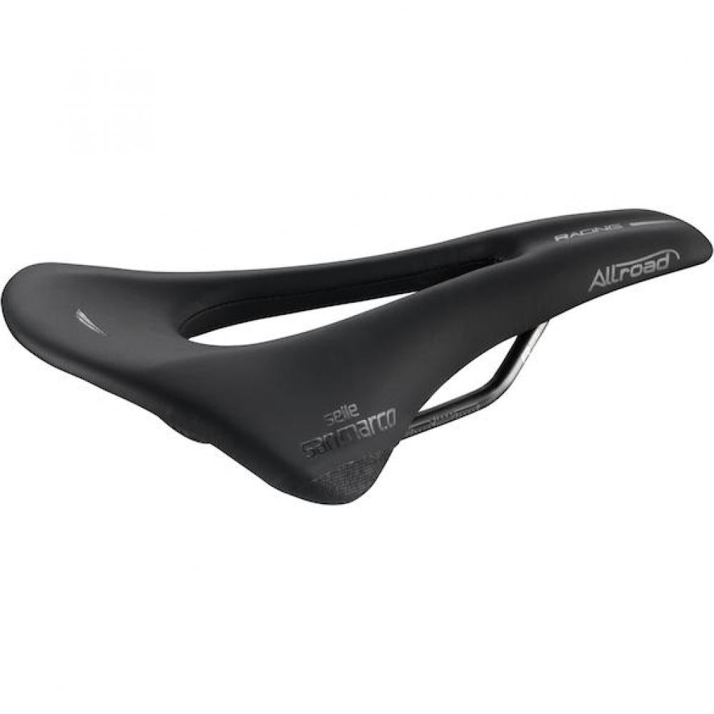 Selle San Marco Sattel Allroad Racing 146 x 268 mm Schwarz - komfortabler Gravel- & Road-Sattel