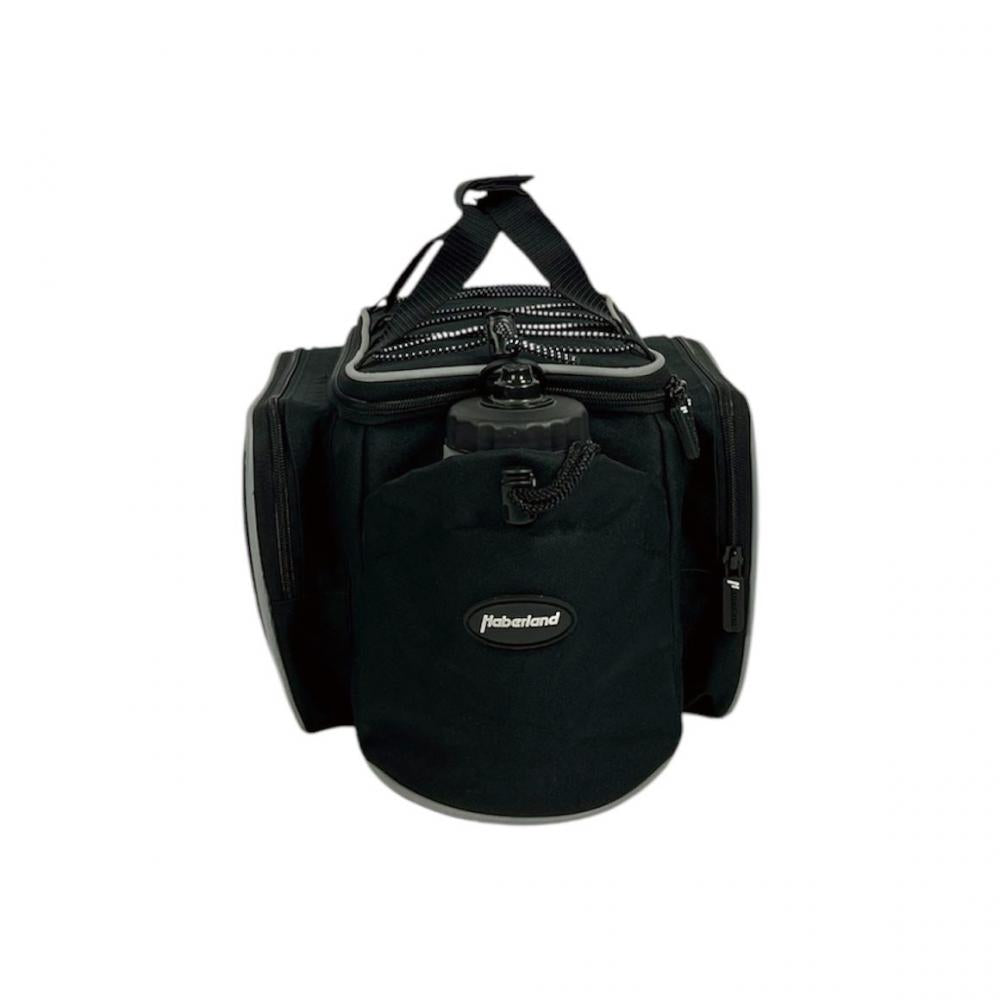 Haberland Gepäckträgeraufsatztasche Flexibag schwarz - flexible Transportlösung für den Alltag