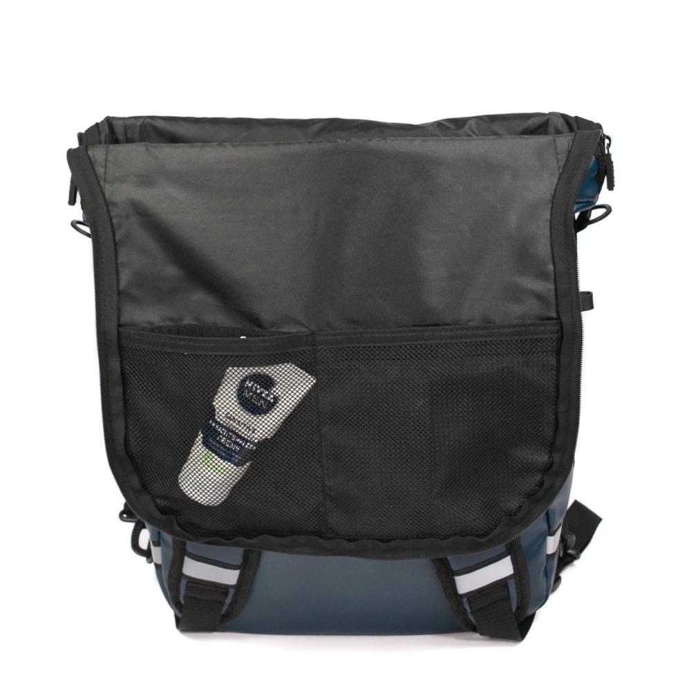 Haberland Bike-Rucksack Sporty blau/reflex - vielseitiger Fahrradrucksack mit Regenschutz