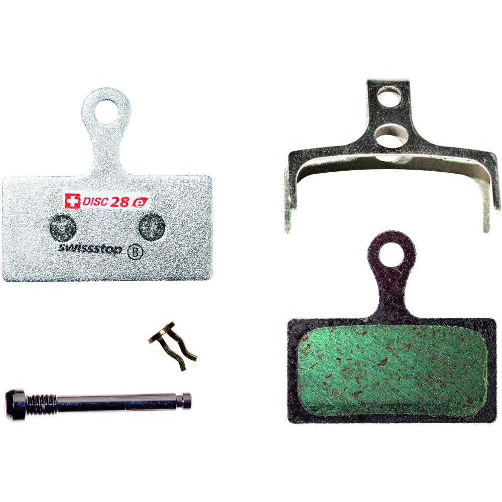 SwissStop 28 E Shimano E-Bike Disc Bremsbeläge - organische Belagsmischung, hohe Temperaturstabilität