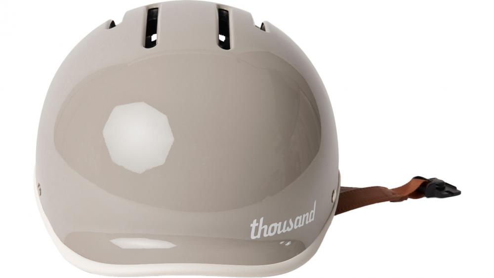 Thousand Heritage 2.0 Dove Grey L - Fahrradhelm Retro Design, Größe 59-62 cm, mattgrau, Sicherheitsverschluss, Belüftung