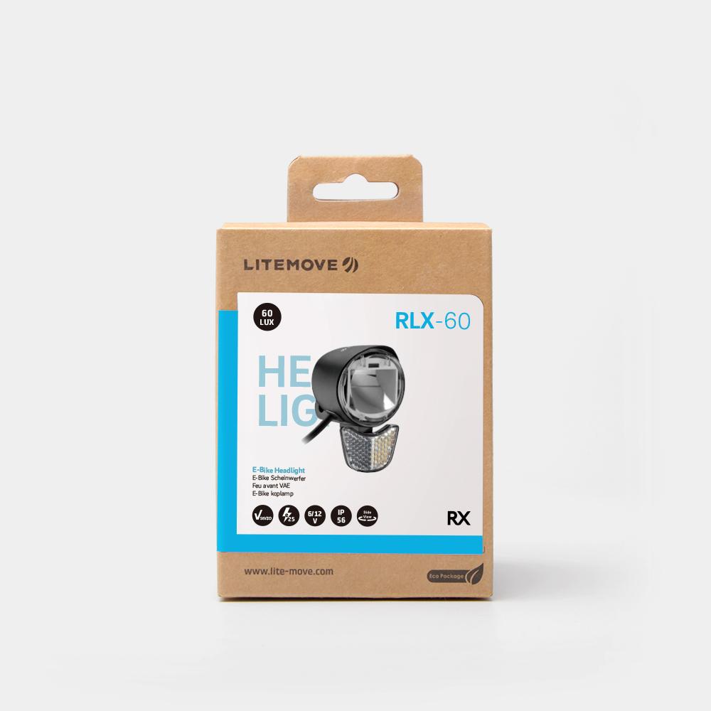 Litemove RLX-60 E-Bike Frontlicht 60 Lux - Gabelmontage