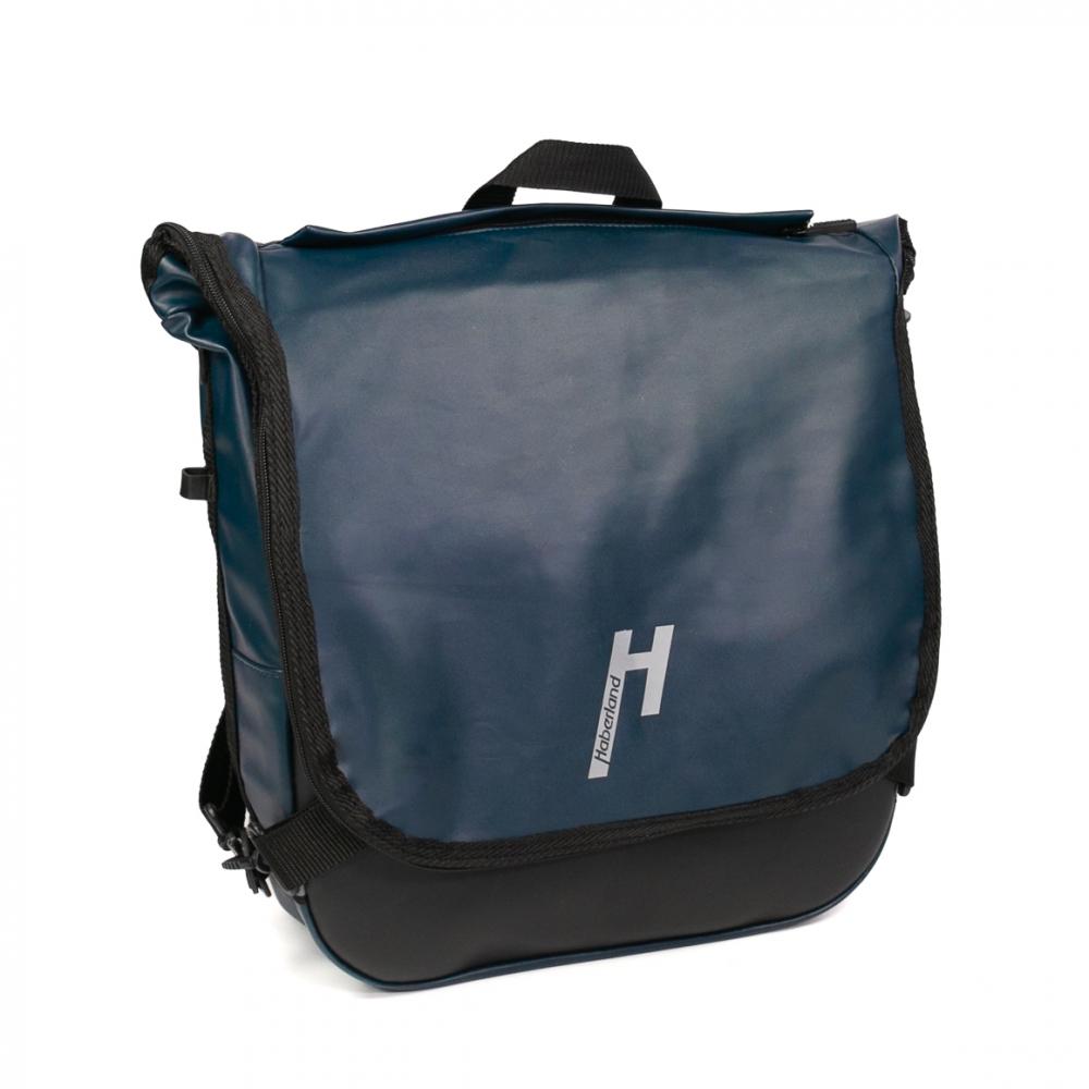 Haberland Bike-Rucksack Sporty blau/reflex - vielseitiger Fahrradrucksack mit Regenschutz
