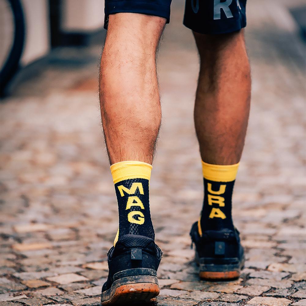 MAGURA Sports Socks highfivemtns, 36-38 - hohe Sportsocken für Performance & Komfort