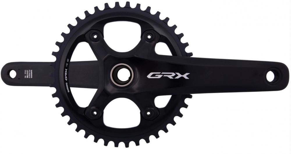 Shimano GRX FC-RX810 1x11 Kurbelgarnitur 42Z 172,5 mm schwarz - Gravel-Performance