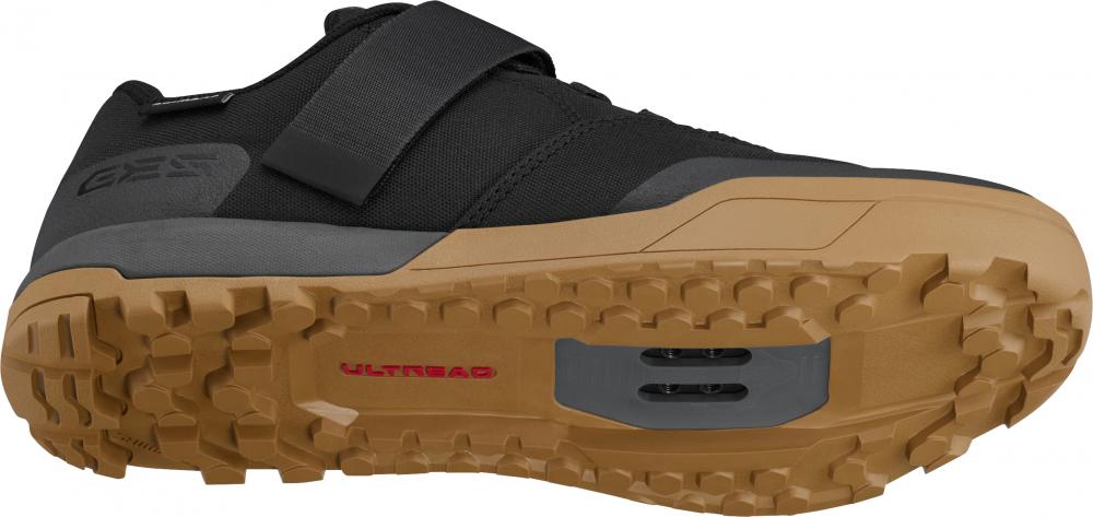 SHIMANO Fahrradschuhe GE500W Damen MTB SPD 39 Schwarz/Braun - Trail-orientierter SPD-Schuh