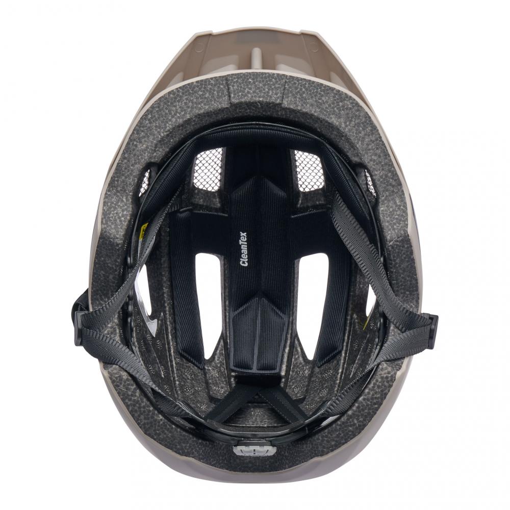 CRATONI Maxster Pro Kinder-Fahrradhelm - Größe S 48-53 cm, Sand Matt, 245 g, Rücklicht, 14 Ventilationsöffnungen, Insektenschutz, RLS 360°, CleanTex