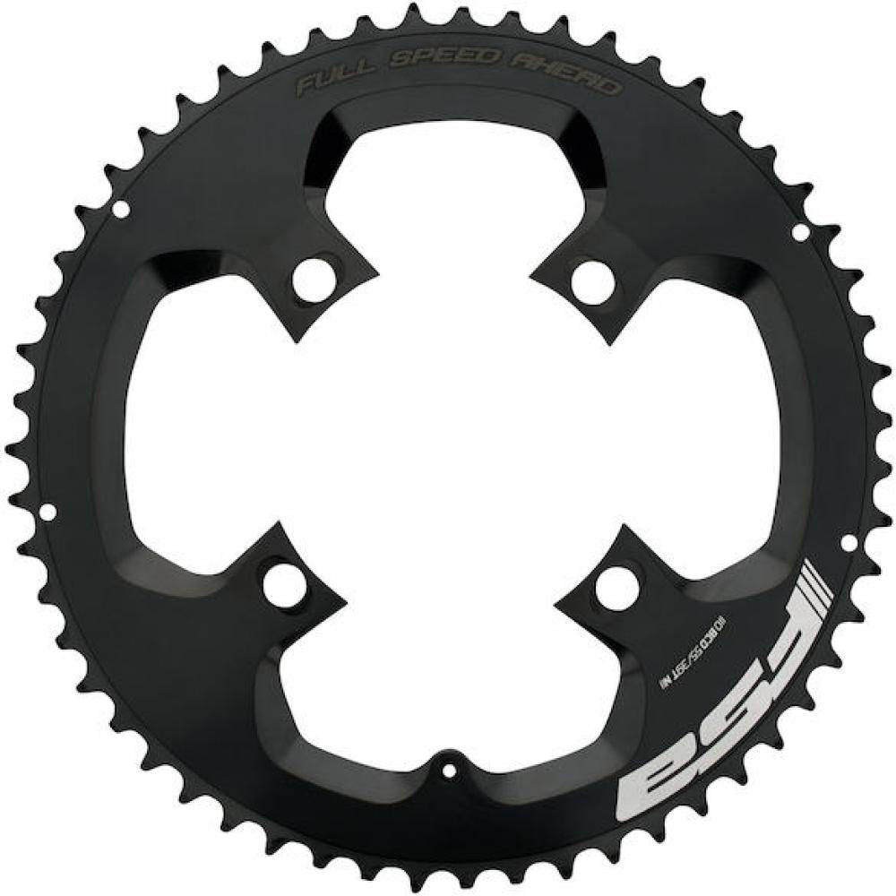 FSA Kettenblatt Road Powerbox Aero Pro 4-Arm 110 mm x 53 Zähne Schwarz - Aerodynamisch optimiert