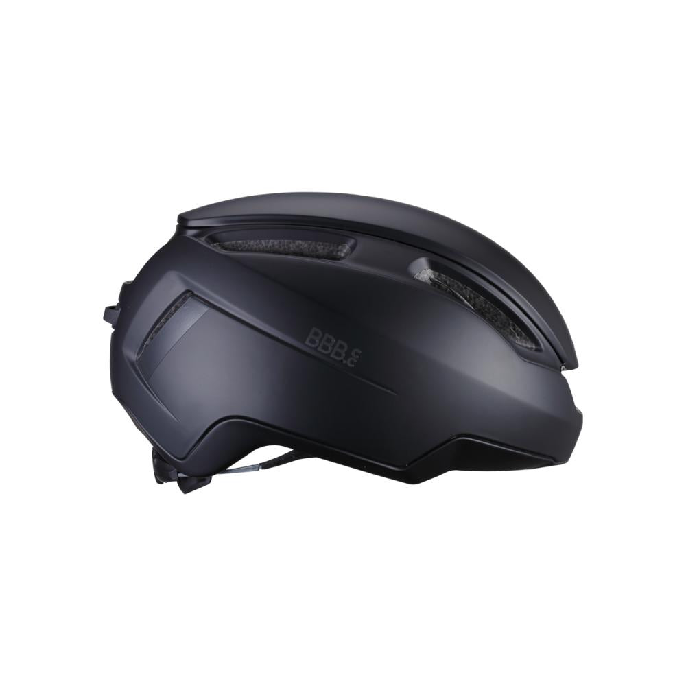 BBB Cycling Helm Indra Speed 45 L matt schwarz - sicherer E-Bike & City-Helm