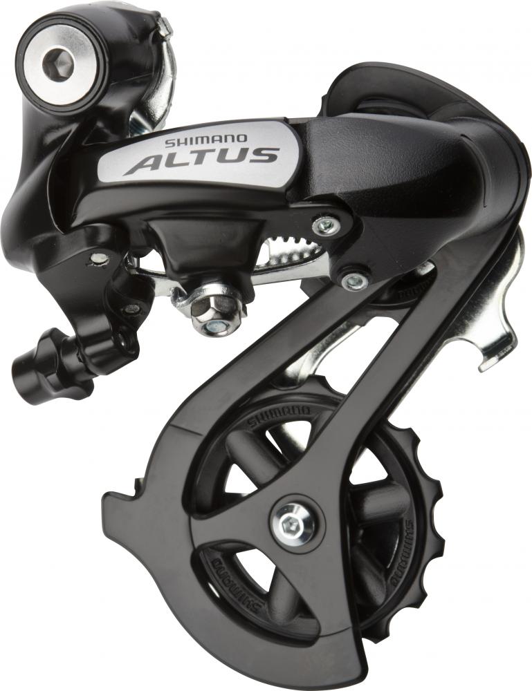 SHIMANO ALTUS RD-M310 Schaltwerk 7/8-fach schwarz, mittellang, Direktmontage, Wide Link Design.