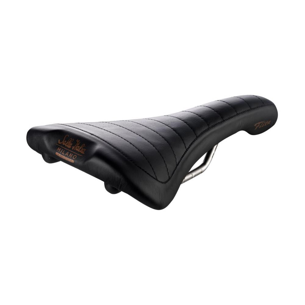 Selle Italia Flite Bonnie TI 316 Leder-Sattel L1 schwarz 146 × 280 mm
