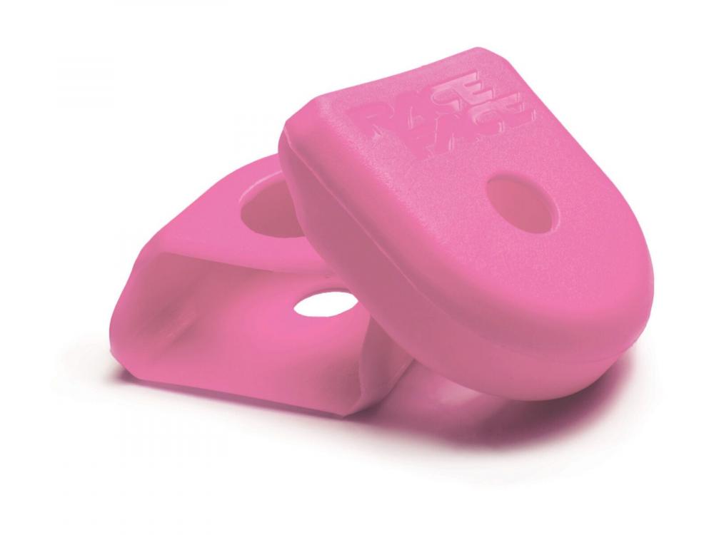 Race Face Crank Boot Kurbelschutz Kit, 2 Stk., medium, pepto pink - Schutz für Kurbelarme