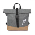 Haberland Lenker-Bike-Rucksack Keep Rollin' grau - flexible Lenkertasche & Rucksack in moderner Ausführung