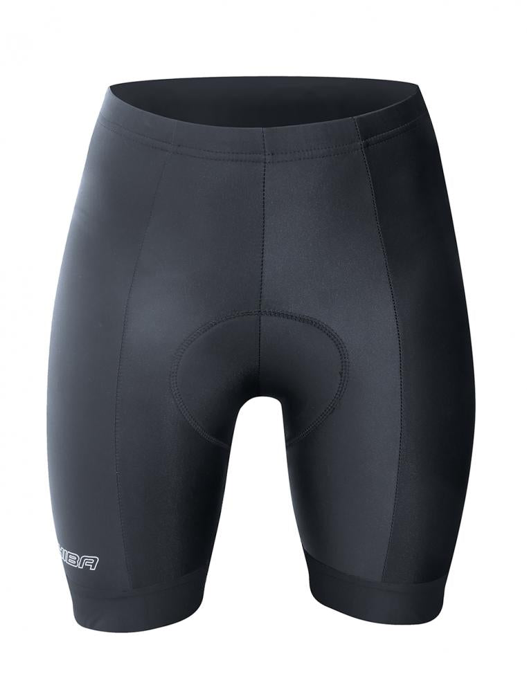CHIBA Profi Hose Damen - Radhose XXL schwarz, atmungsaktiv mit Elite Hightech Sitzkissen