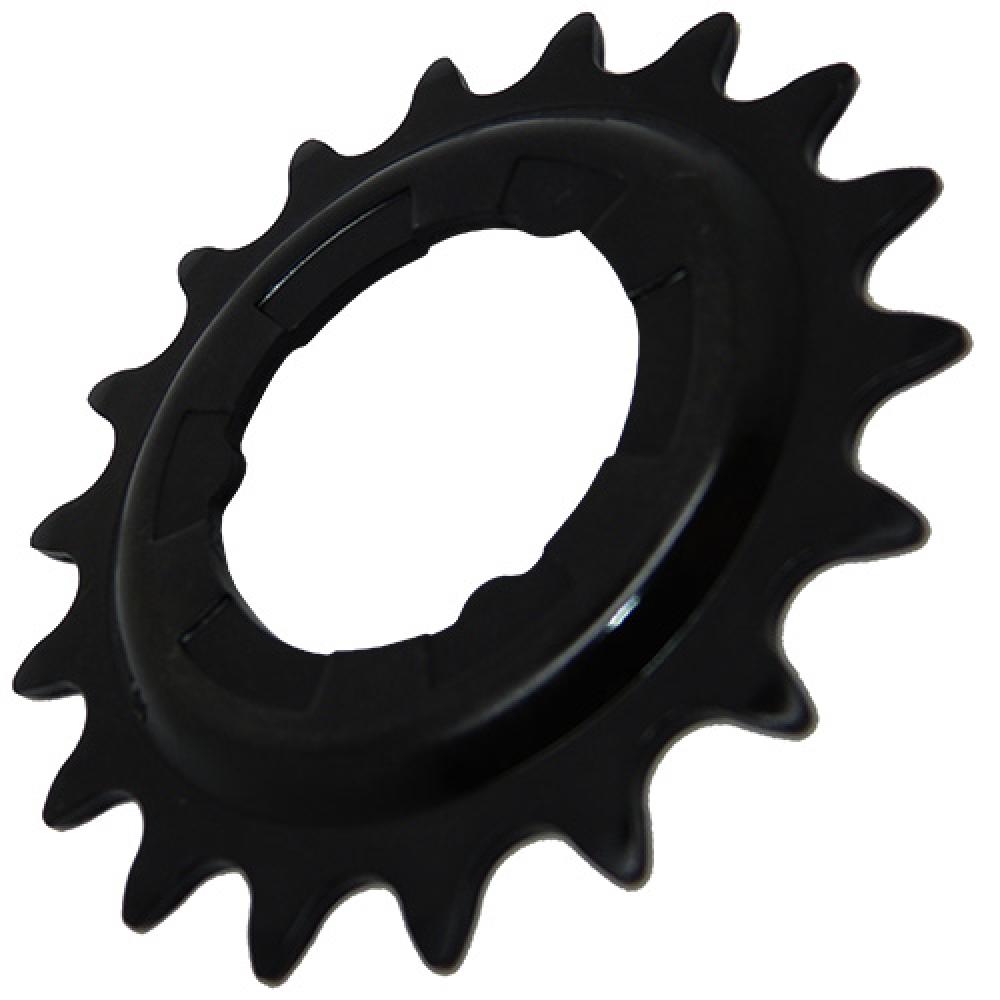 Shimano Steckkranz Nexus 3 22 Zähne 2,3 mm schwarz - langlebiger Zahnkranz für Nabenschaltungen