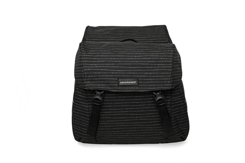 New Looxs Radtasche Joli Double Nomi MIK 2x20L Black - großzügige, wasserdichte Doppelpacktasche