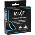 milKit Tubeless Felgenband 66 m / 32 mm Schwarz/weiß - starke, dichte Tubeless-Lösung